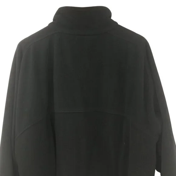 Pearl Izumi Full Zip Black Mock Neck Fleece Jacket Size L Mens Pockets Cycling - Picture 9 of 12